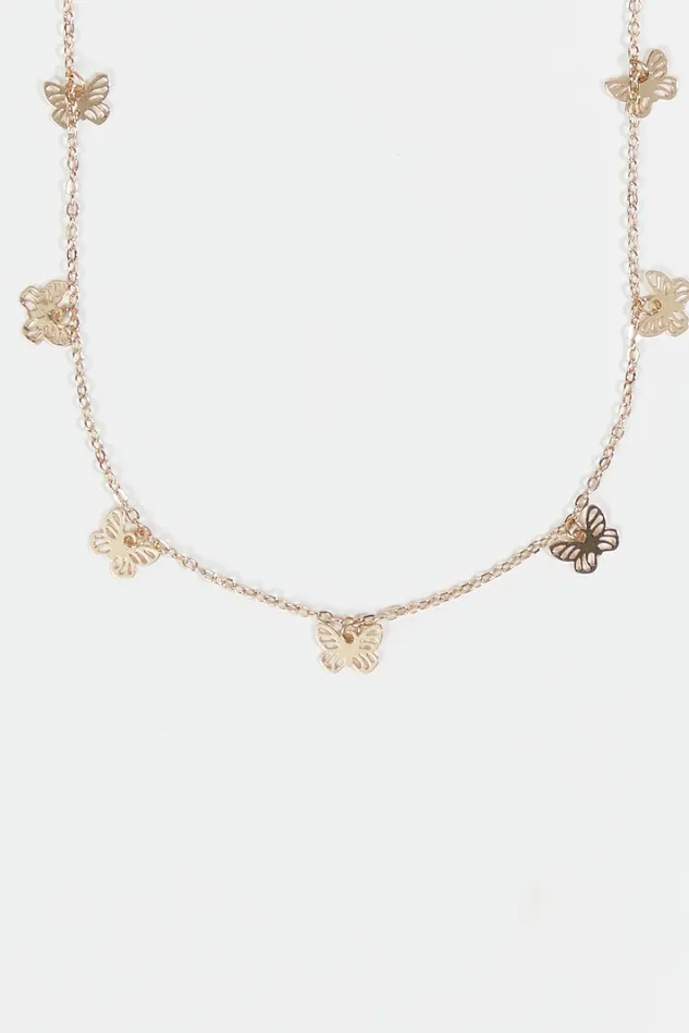 Altar039d State Butterfly Garden Necklace Women Jewelry