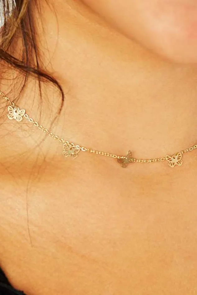 Altar039d State Butterfly Garden Necklace Women Jewelry