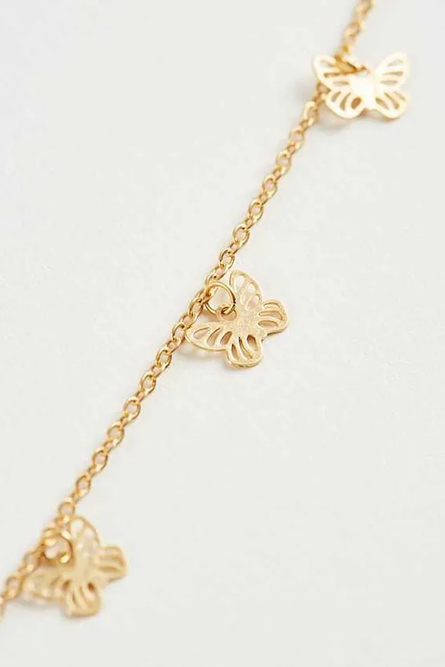 Altar039d State Butterfly Garden Necklace Women Jewelry
