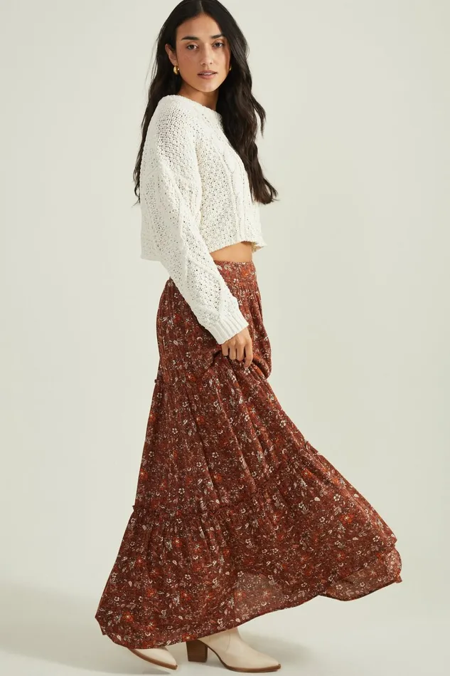 Altar039d State Cambria Chenille Cropped Sweater Women Sweaters