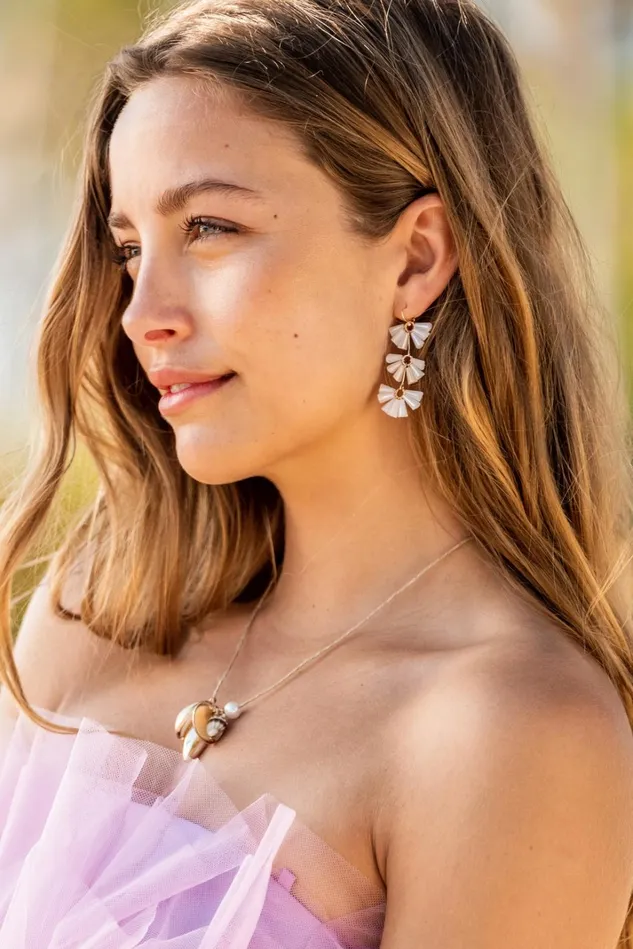 Altar039d State Cascading Floral Dangle Earrings Women Jewelry