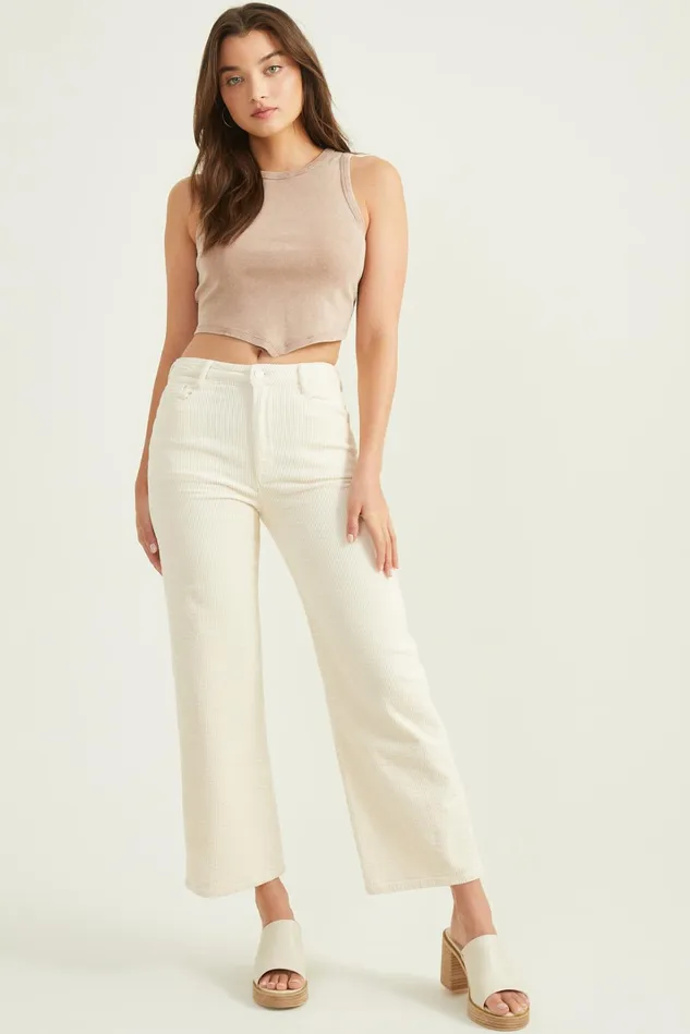 Altar039d State CeCe Cropped Corduroy Pants Women Pants