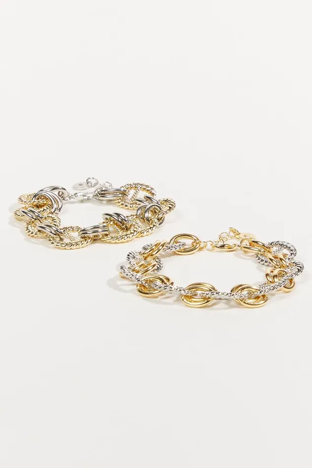 Altar039d State Chain Link Bracelet Pack Women Jewelry