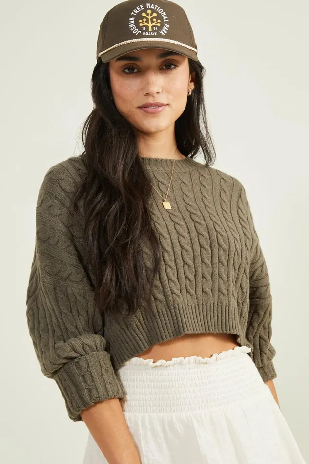 Altar039d State Charlie Cropped Sweater Women Cropped Sweaters