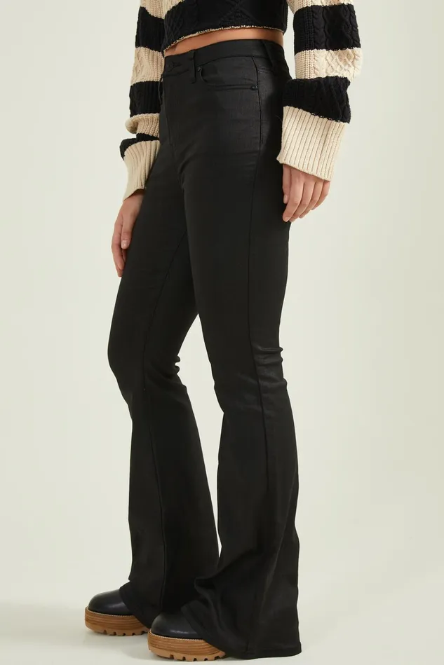 Altar039d State Clara Coated Flares Women Pants