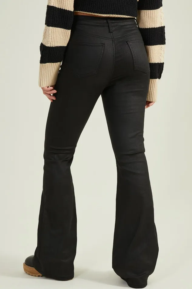 Altar039d State Clara Coated Flares Women Pants