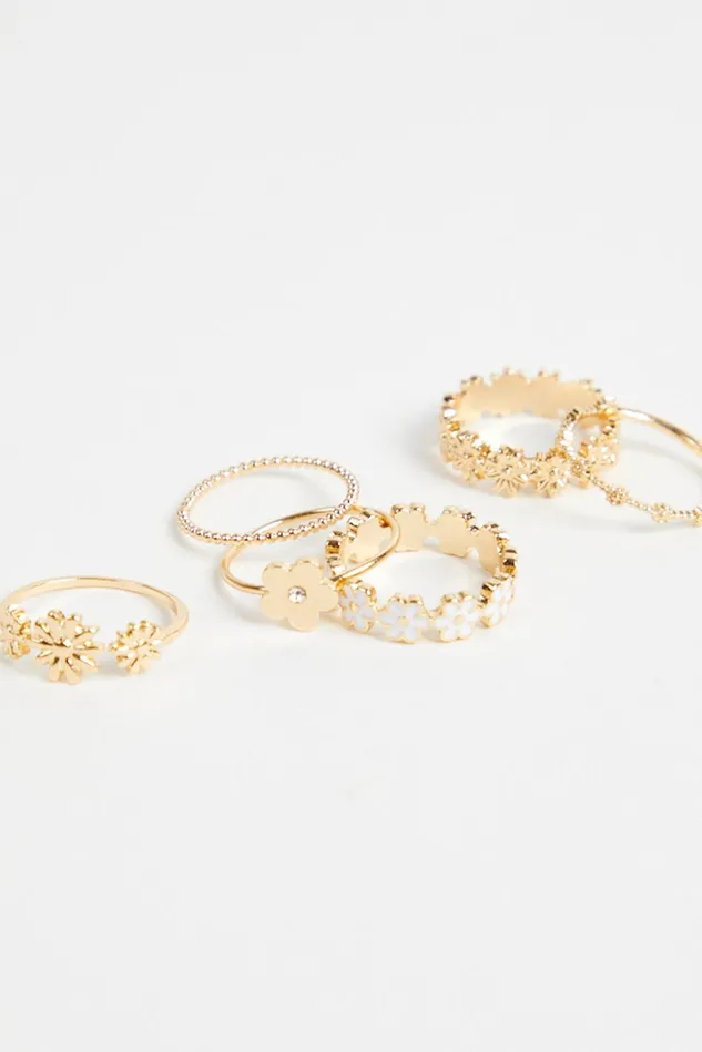 Altar039d State Daisy Ring Set Women Jewelry