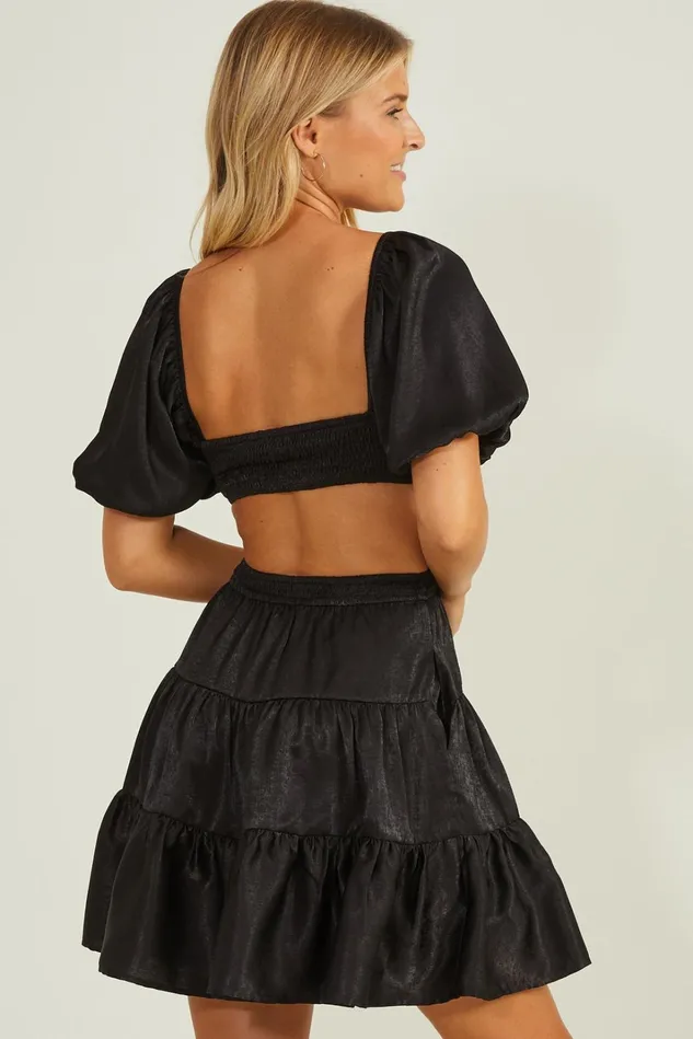 Altar039d State Elise Puff Sleeve Cutout Dress Women Special Occasion