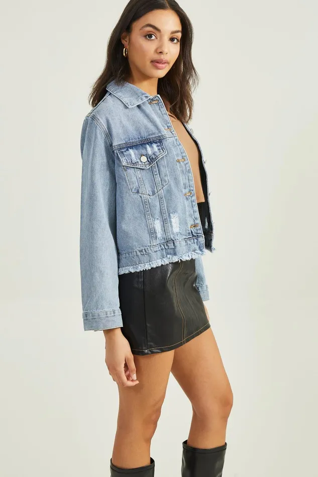 Altar039d State Faith Denim Jacket Women Jackets