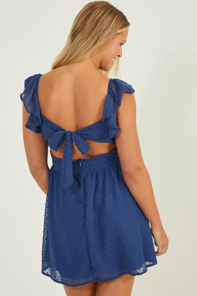 Altar039d State Finch Clip Dot Dress Women Mini