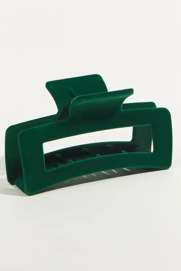 Altar039d State Grande Velvet Rectangle Claw Clip Women Hair Accessories
