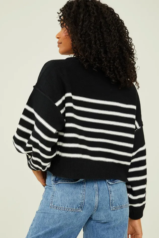 Altar039d State Harley Stripped Sweater Women Sweaters