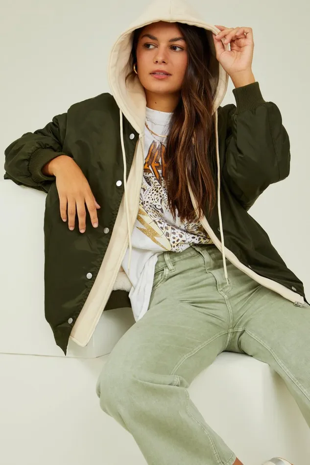 Altar039d State Hunter Hooded Varsity Jacket Women Jackets
