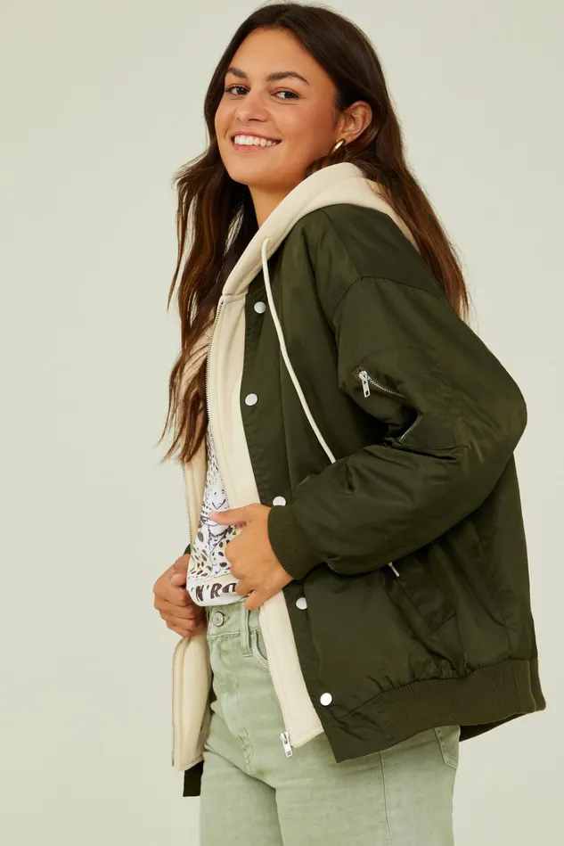 Altar039d State Hunter Hooded Varsity Jacket Women Jackets