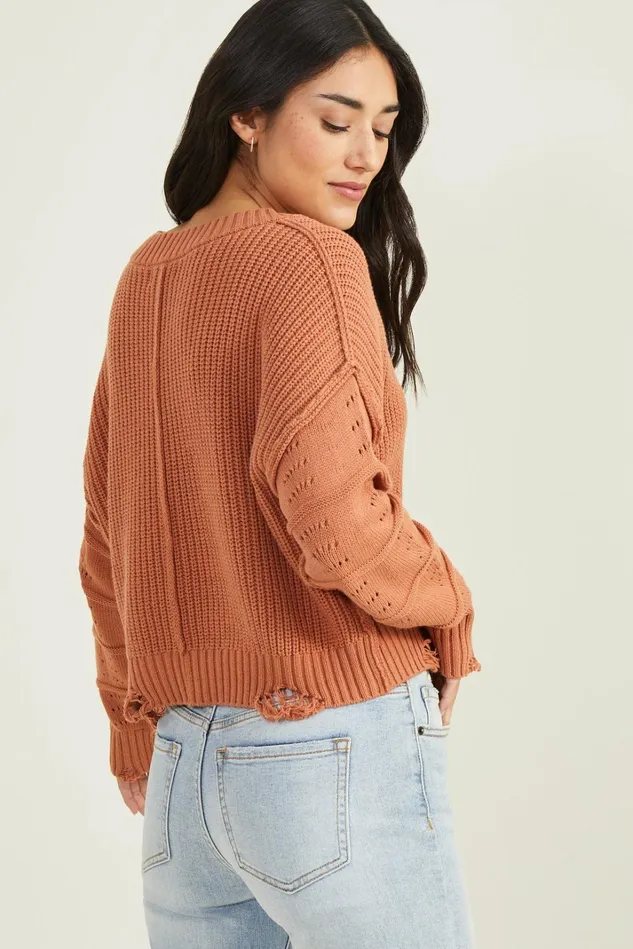 Altar039d State Jane VNeck Pullover Women Sweaters