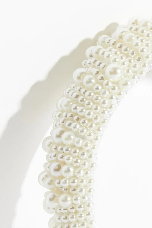 Altar039d State Jasmine Pearl Headband Women Hair Accessories