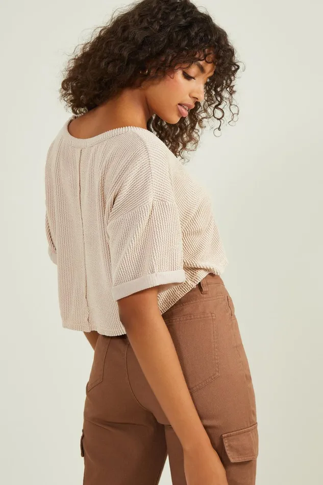 Altar039d State Lauren Thermal Top Women Tees