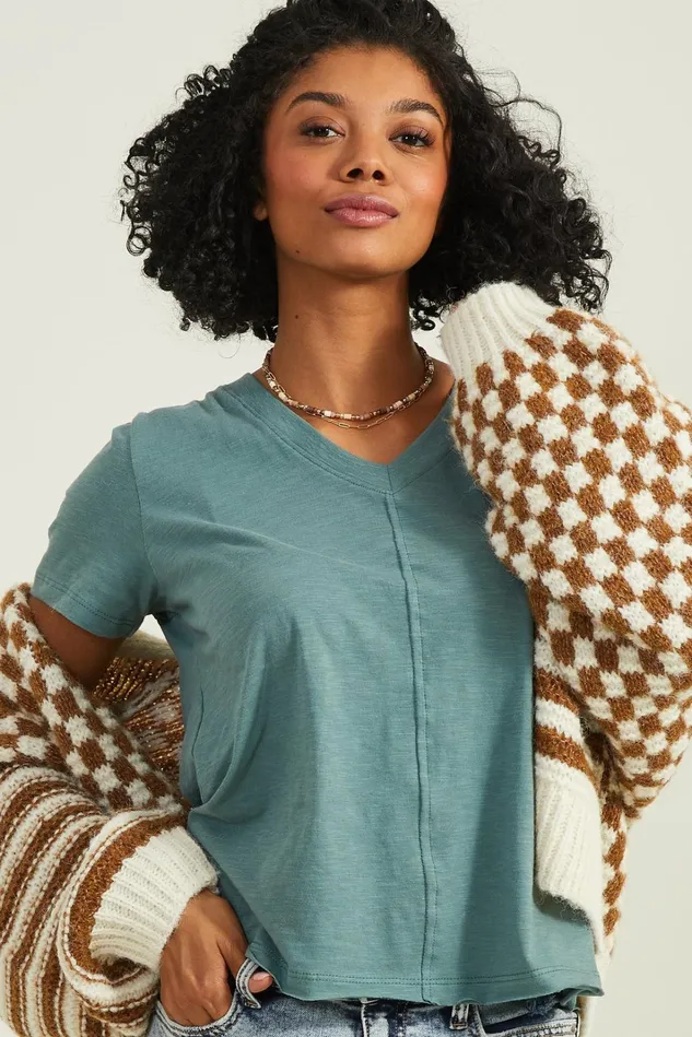 Altar039d State Libby VNeck Basic Tee Women Tees