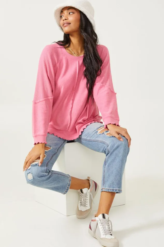 Altar039d State Lucy Thermal Top Women Blouses