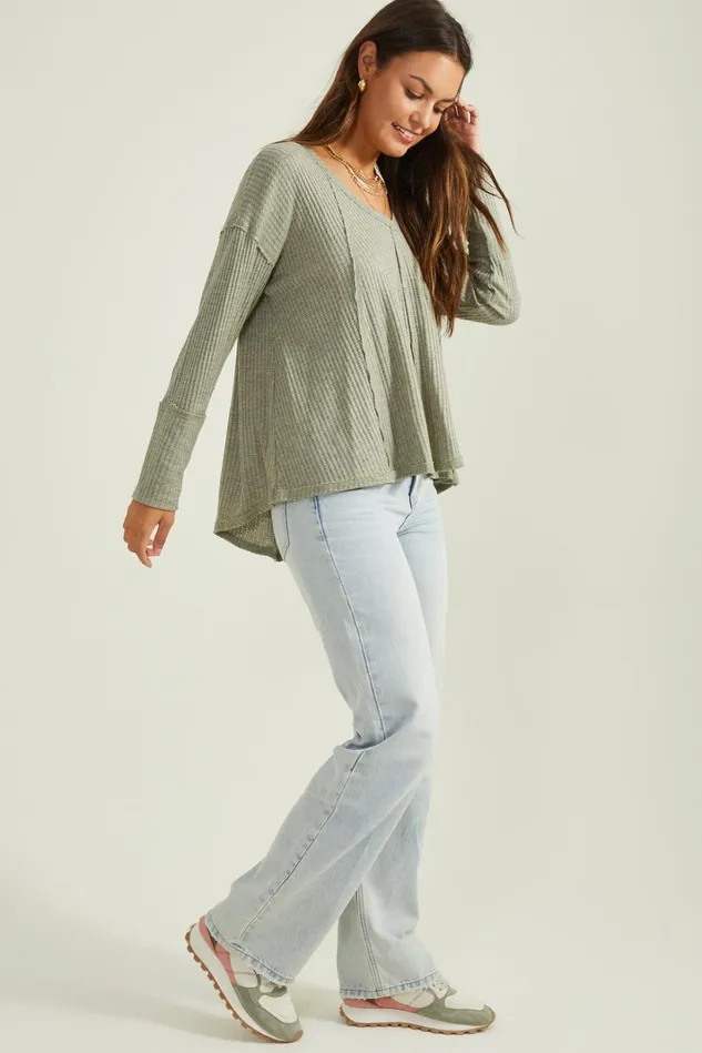 Altar039d State Lydia Thermal Top Women Blouses