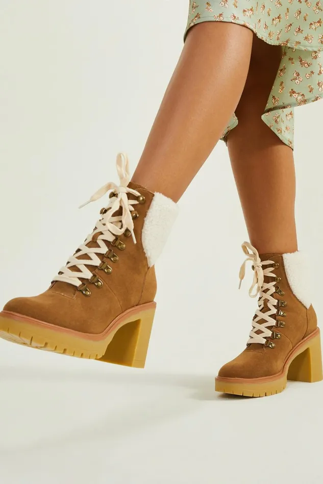 Altar039d State Madilyn Sherpa Lug Sole Boots Women Boots Booties