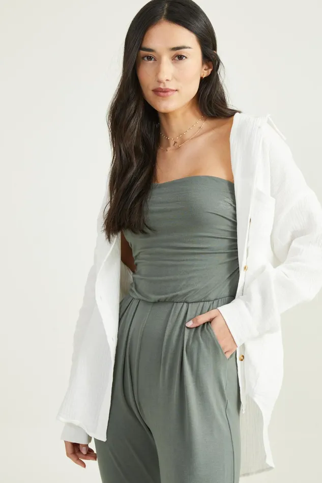 Altar039d State Mary Gauze Button Up Top Women Blouses