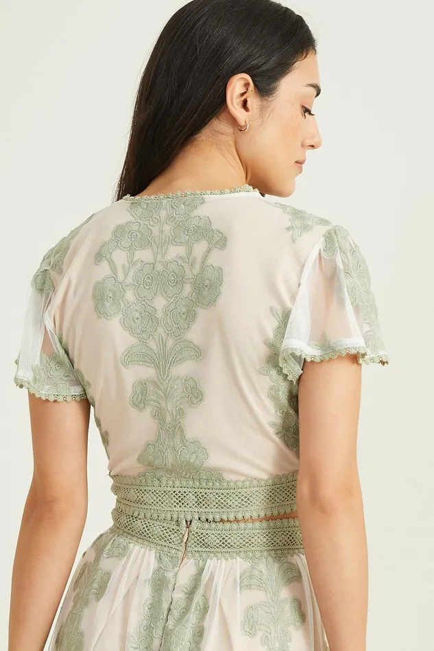 Altar039d State Maude Floral Top Women Matching Sets