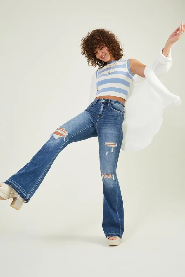 Altar039d State Mirabel Flare Jeans Women High Rise Jeans