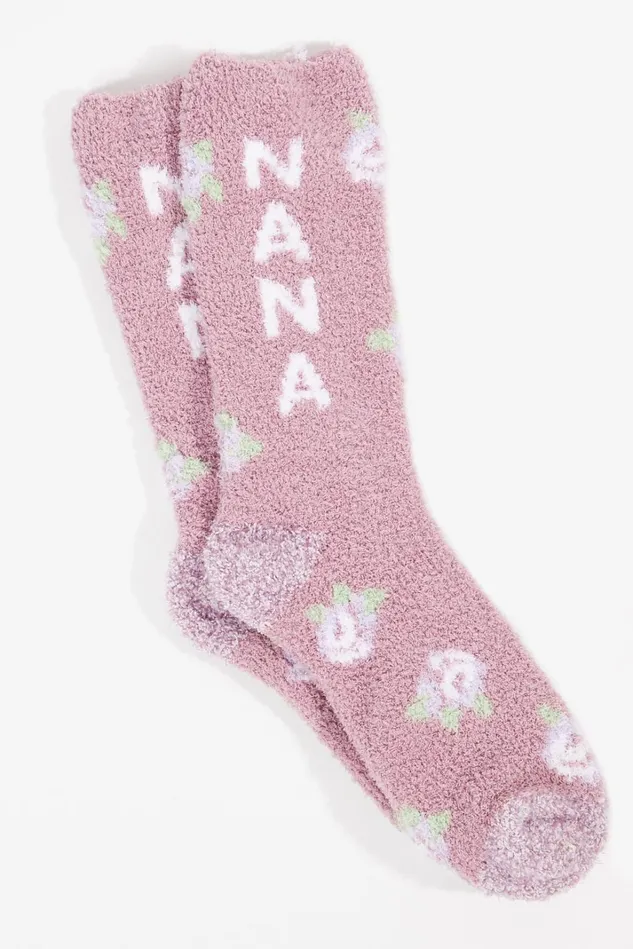 Altar039d State Nana Floral Cozy Socks Women Socks