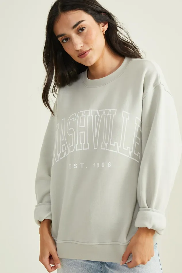 Altar039d State Nashville Fleece Sweatshirt Women Sweatshirts