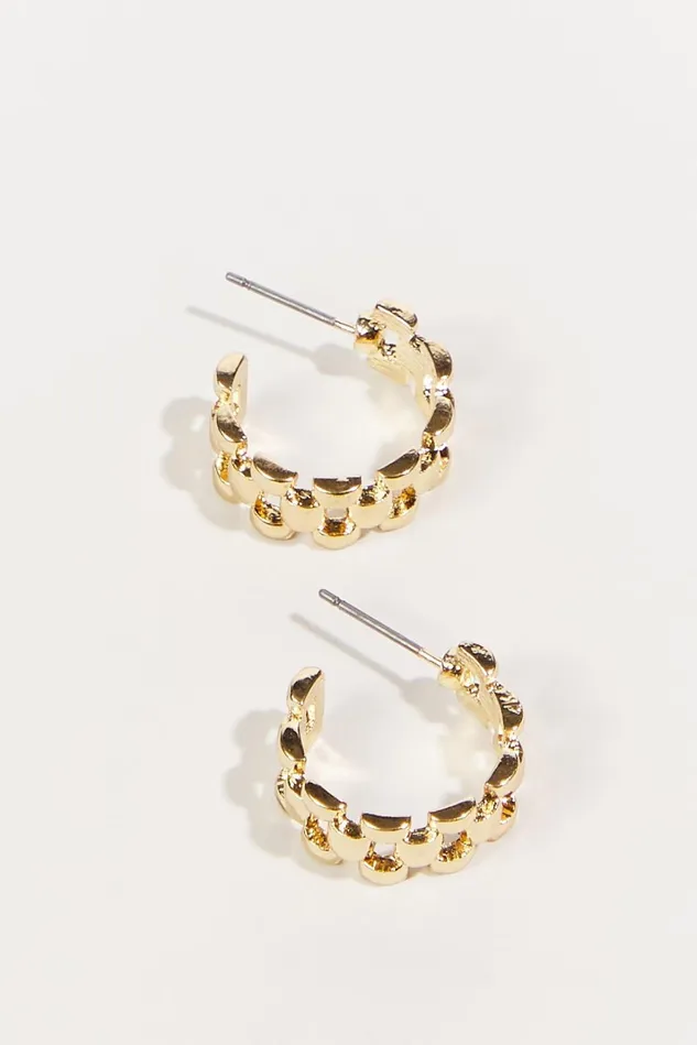 Altar039d State Open Link Mini Hoop Earrings Women Jewelry