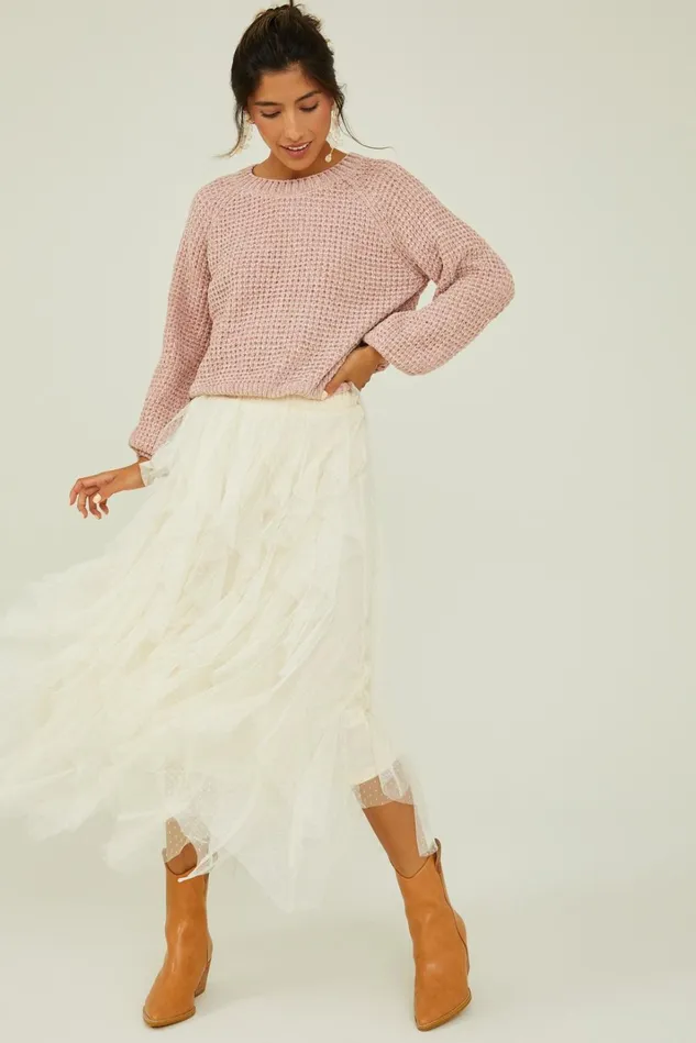 Altar039d State Robyn Chenille Sweater Women Cropped Sweaters