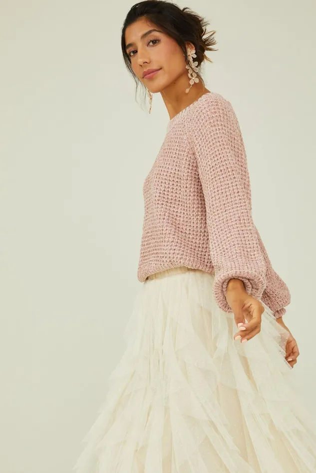 Altar039d State Robyn Chenille Sweater Women Cropped Sweaters