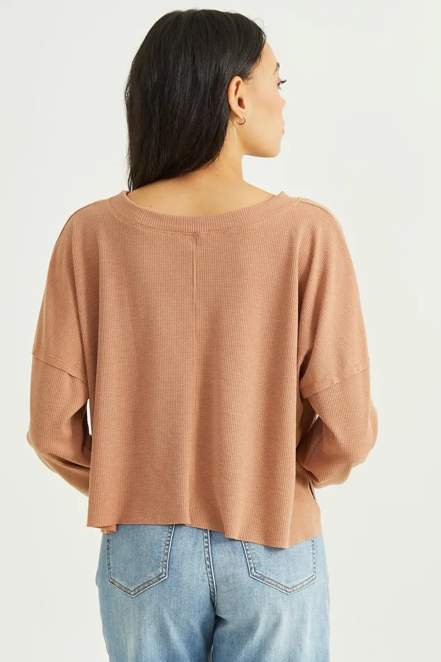 Altar039d State Sandra Thermal Crop Top Women Blouses
