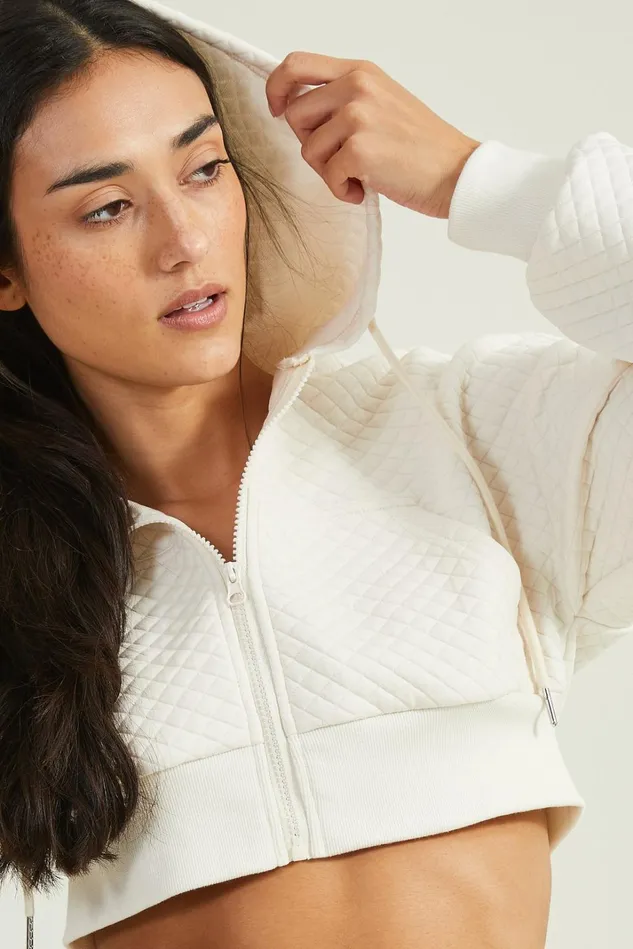 Altar039d State Solace Quilted Cropped Jacket Women Activewear