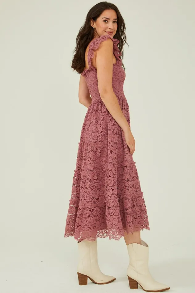 Altar039d State Trystyn Lace Midi Dress Women Maxi Midi