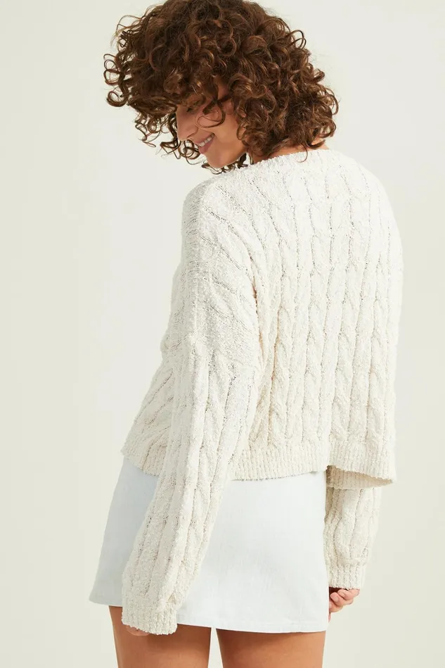 Altar039d State Willow Cable Knit Sweater Women Sweaters