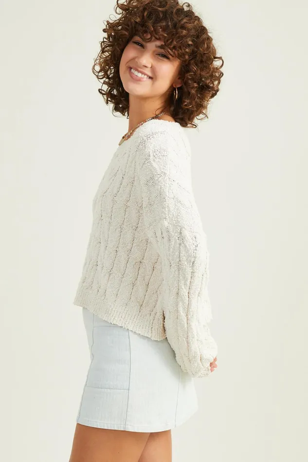 Altar039d State Willow Cable Knit Sweater Women Sweaters
