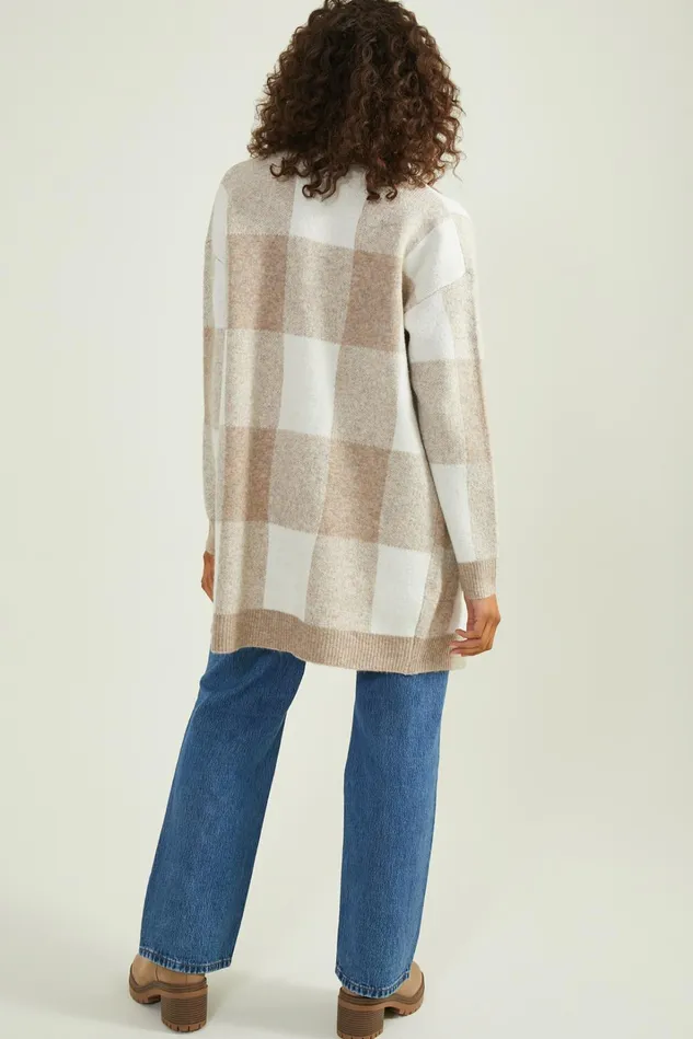 Altar039d State Wrenly Plaid Midi Cardigan Women Sweaters