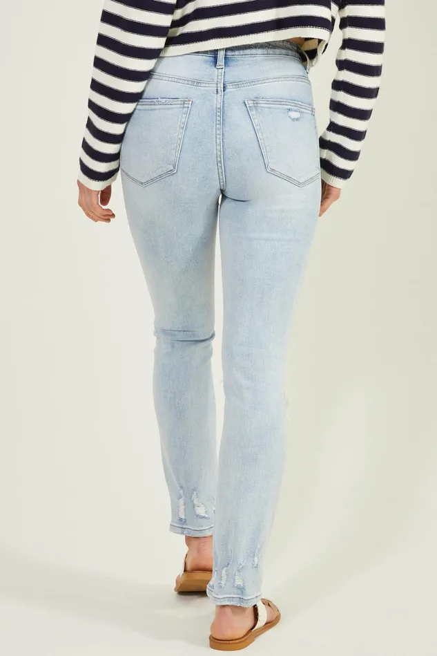 Altar039d State Zora Slim Straight Leg Jeans Women High Rise Jeans