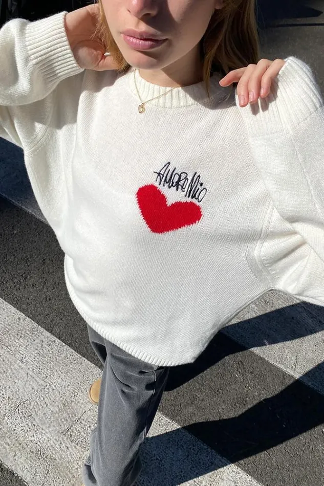 Amore Mio Sweater Women Subdued Sweaters