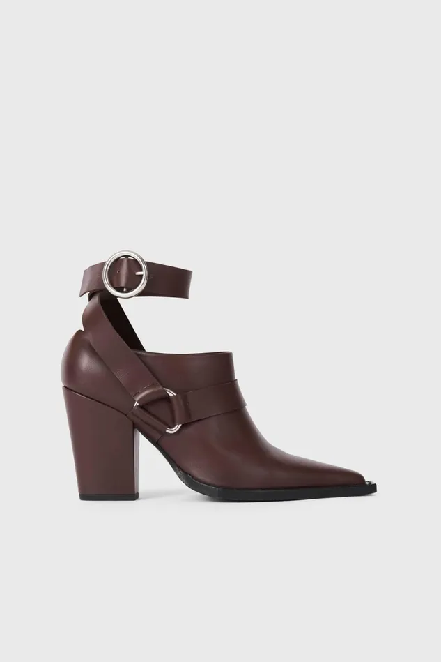 Appaloosa Ankle Boots Dark Rust Women Rodebjer Shoes