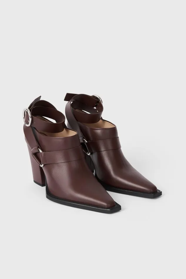 Appaloosa Ankle Boots Dark Rust Women Rodebjer Shoes