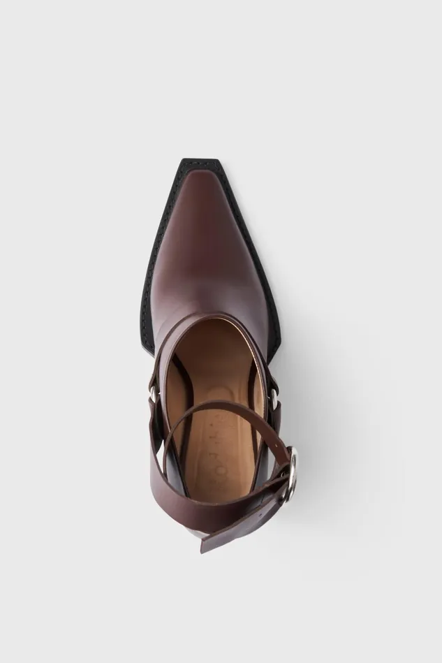 Appaloosa Ankle Boots Dark Rust Women Rodebjer Shoes