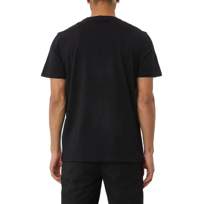 Authentic Abington TShirt 8211 Black Black Kappa Mens TShirts Near Me