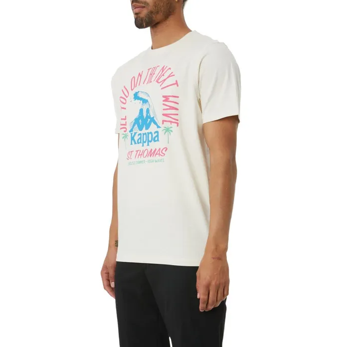 Authentic Aelous TShirt 8211 Cream Cream Kappa Mens TShirts Gift for Friend
