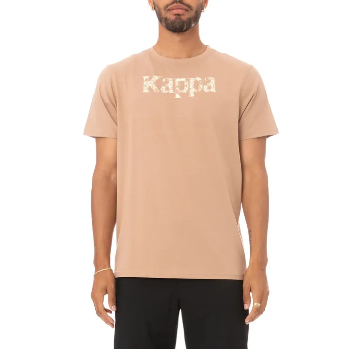 Authentic Anjozorobe TShirt 8211 Beige Beige Kappa Mens TShirts Christmas