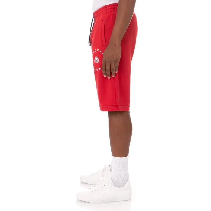 Authentic Berrie Shorts 8211 Red Red Kappa Mens Sweatsuits Near Me