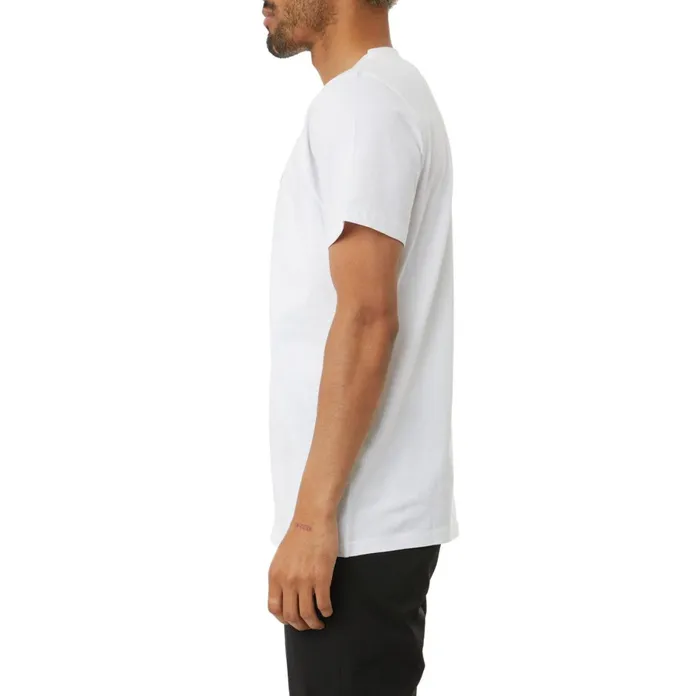Authentic Denham TShirt 8211 White White Kappa Mens TShirts Popular