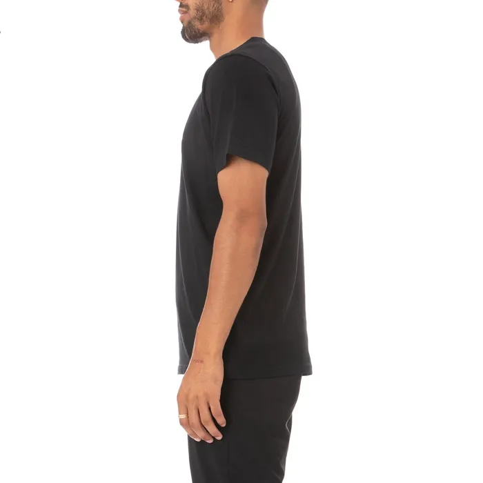 Authentic Estessi TShirt 8211 Black Jet Black Jet Kappa Mens TShirts Online Shopping